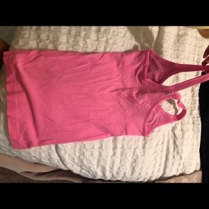 LuluLemon Size 2 pink Ebb to Street tank top